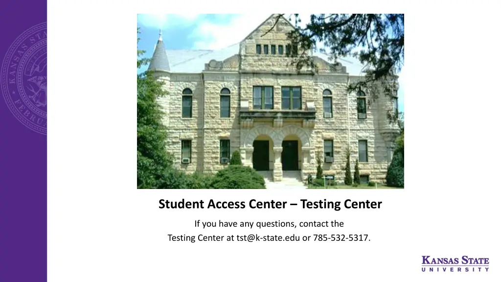 student access center testing center