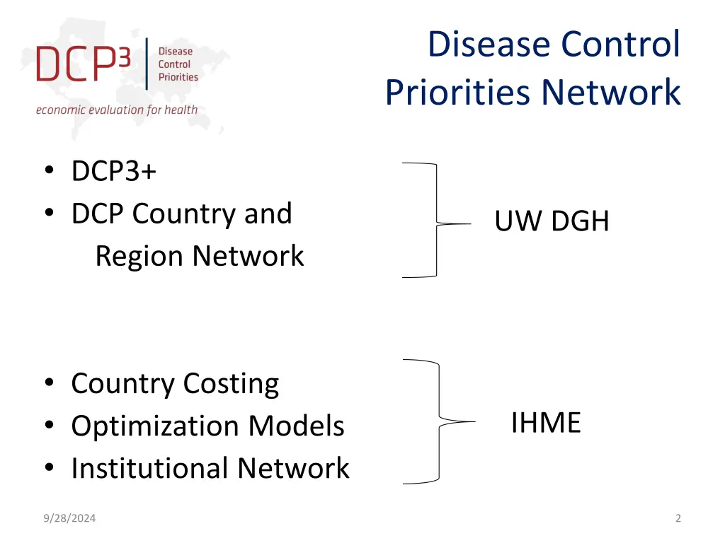 disease control priorities network