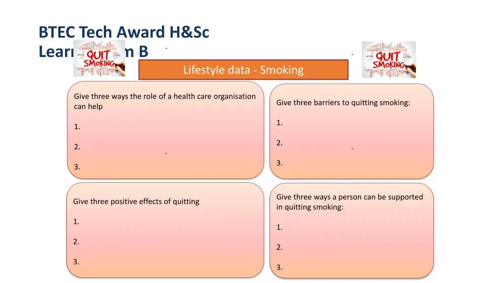 btec tech award h sc learning aim b 7