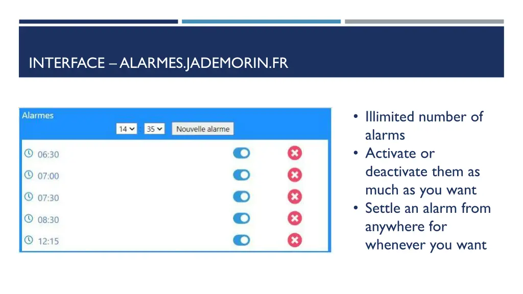 interface alarmes jademorin fr