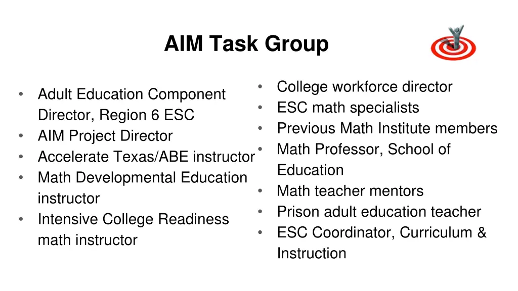 aim task group