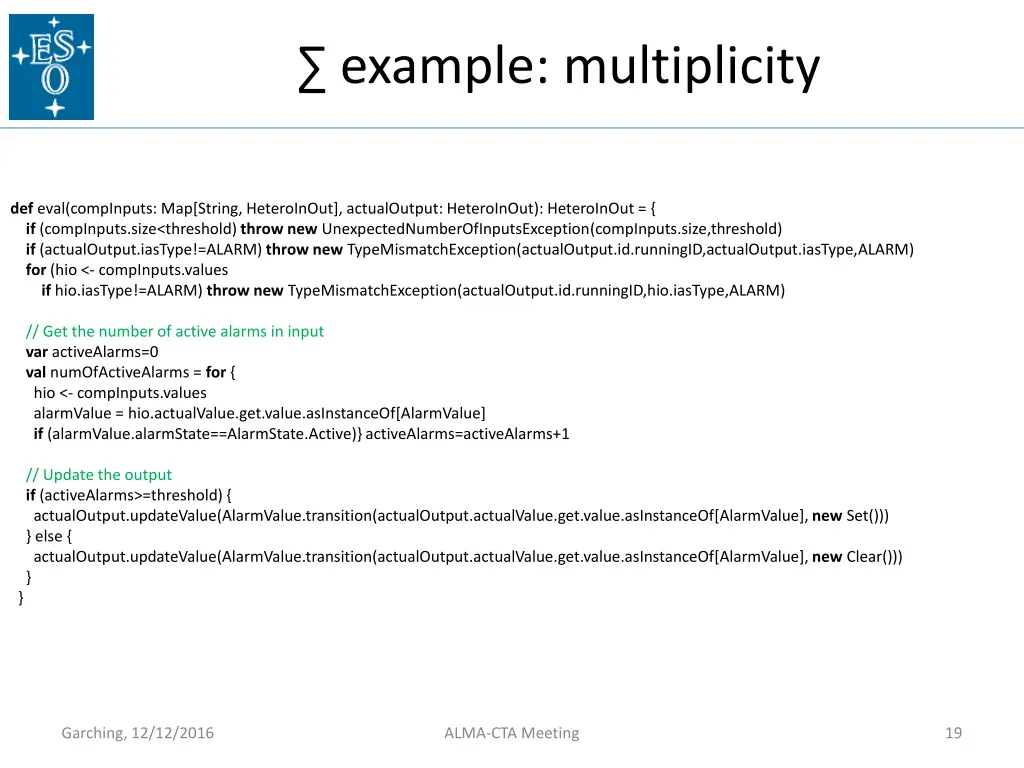 example multiplicity