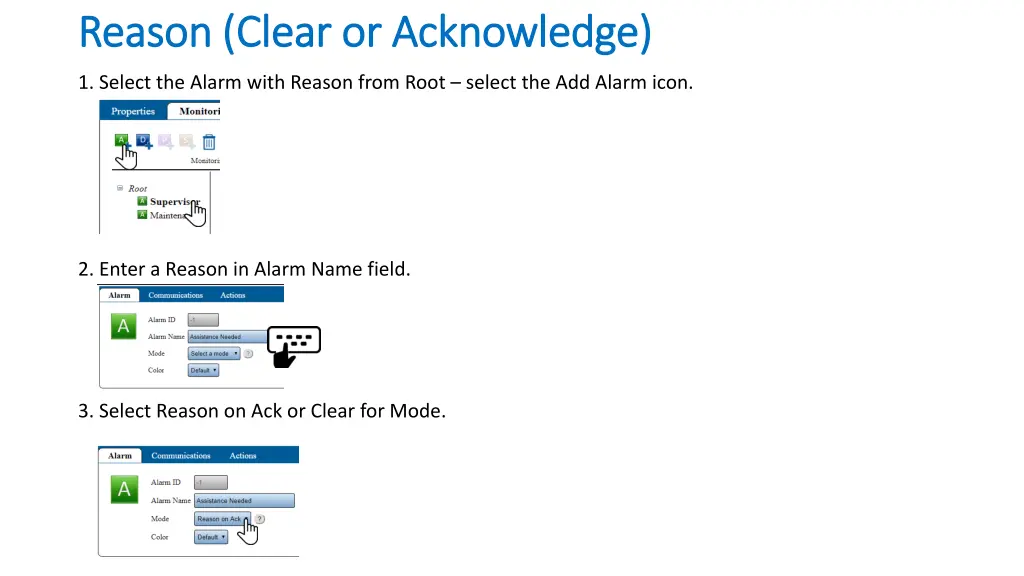 reason clear or acknowledge reason clear 1