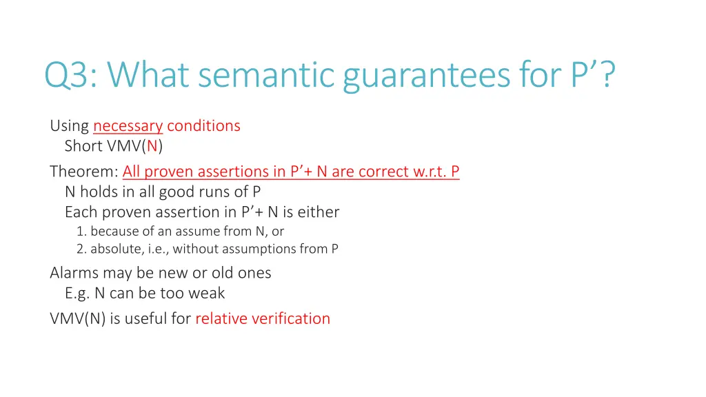 q3 what semantic guarantees for p 1