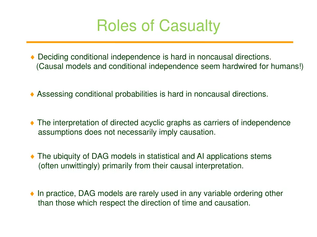 roles of casualty