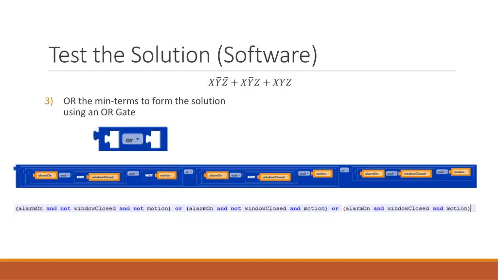 test the solution software 2