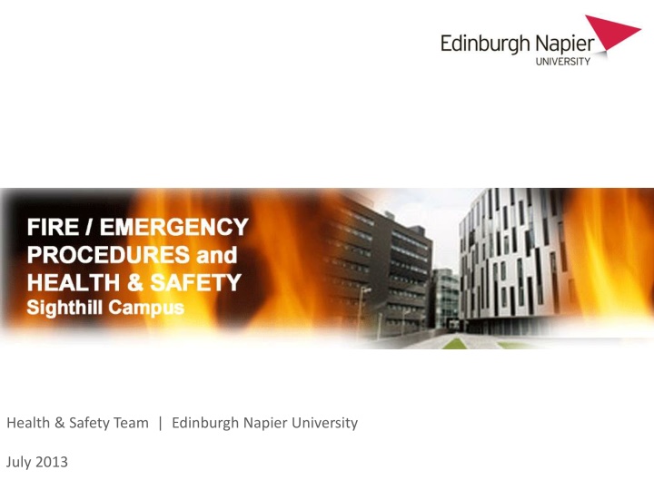 health safety team edinburgh napier university