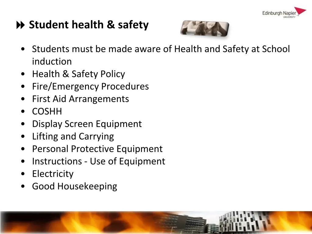 student health safety