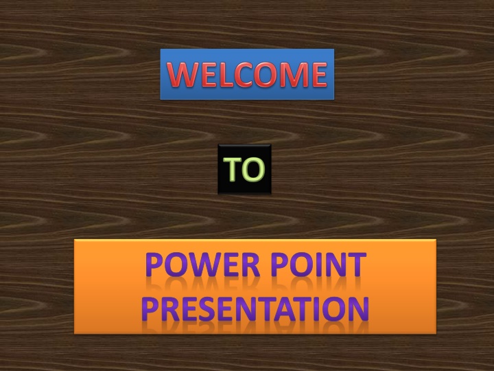 power point presentation