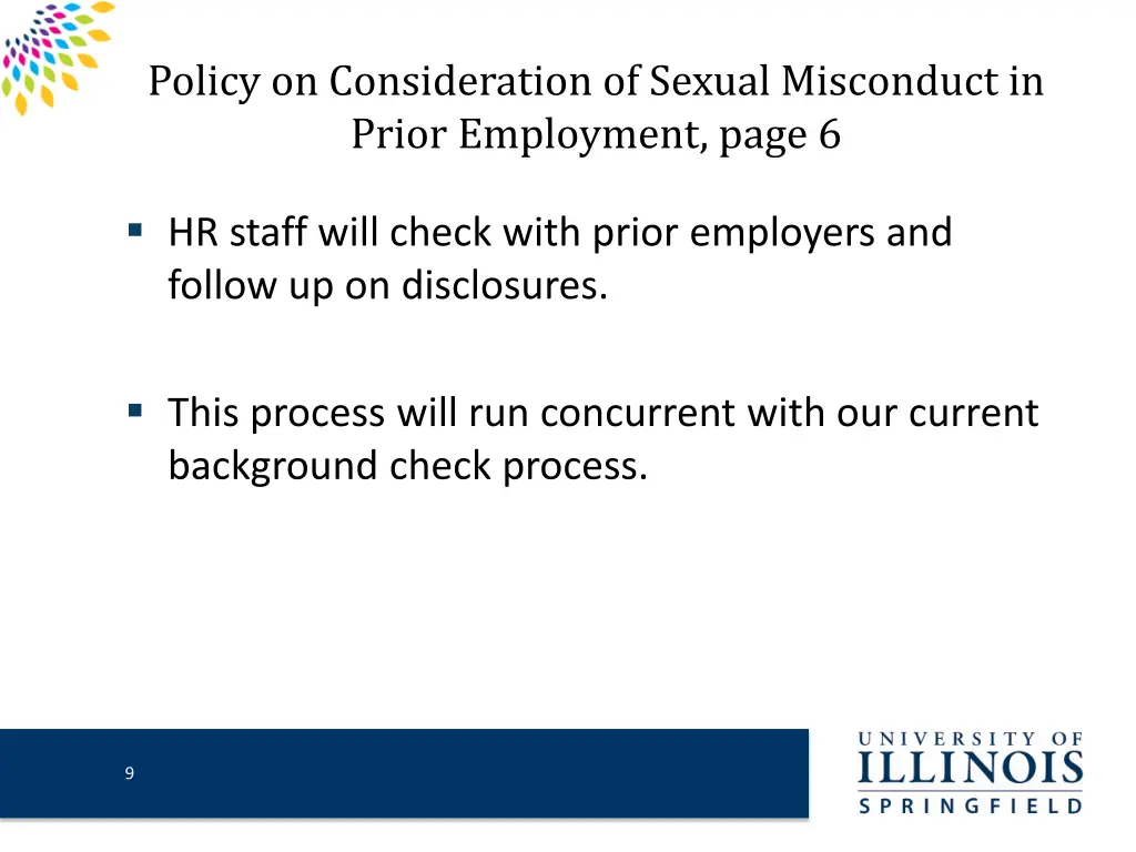 policy on consideration of sexual misconduct 5