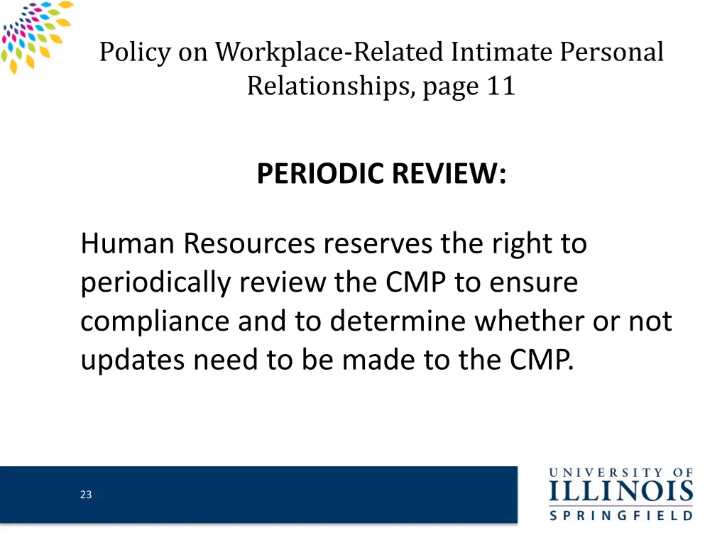 policy on workplace related intimate personal 10