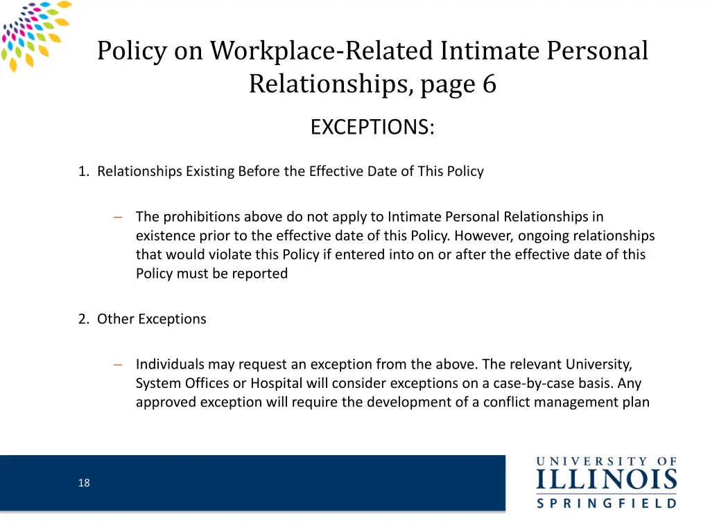 policy on workplace related intimate personal 5