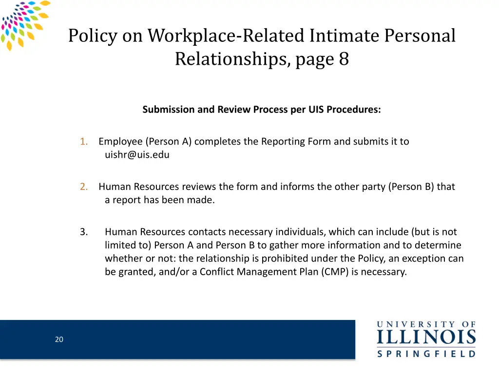 policy on workplace related intimate personal 7