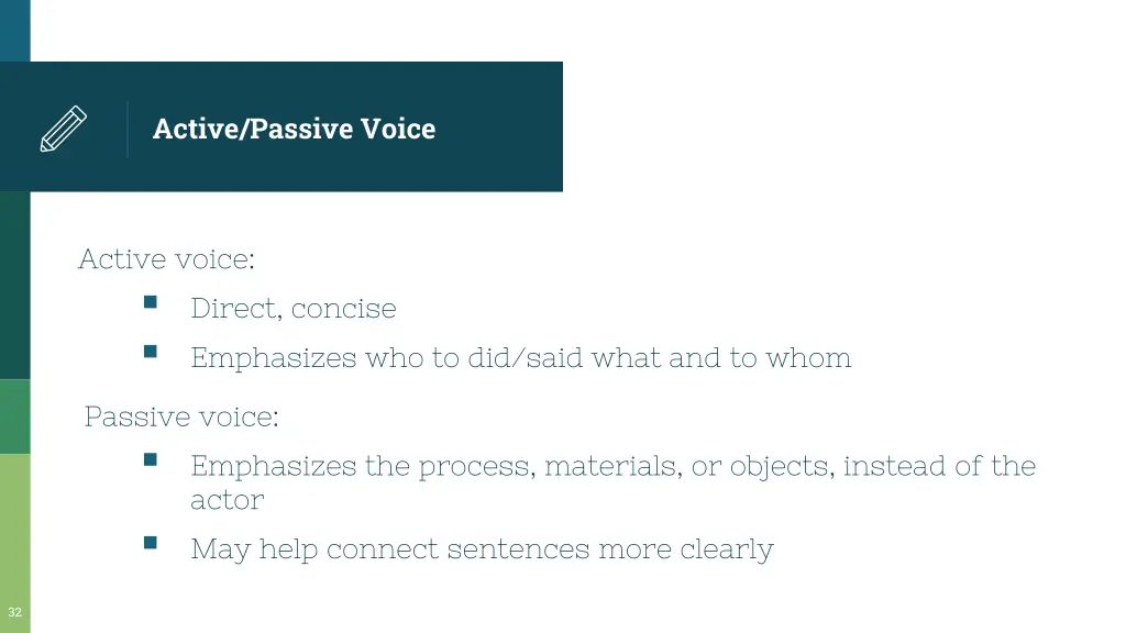 active passive voice