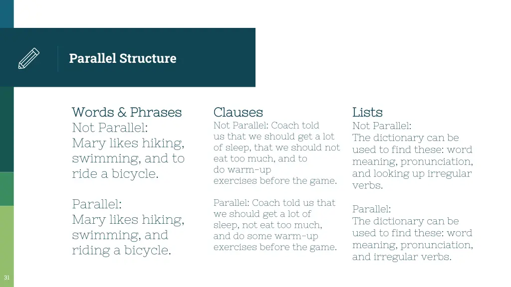 parallel structure 1