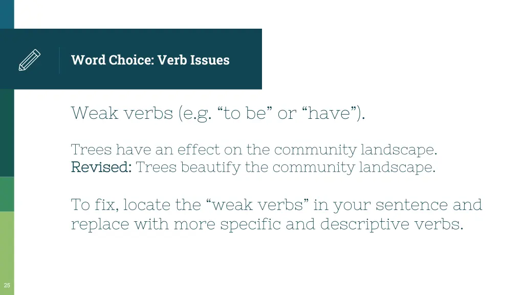 word choice verb issues 1