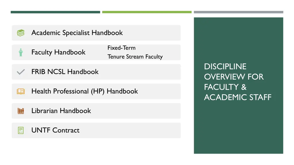 academic specialist handbook