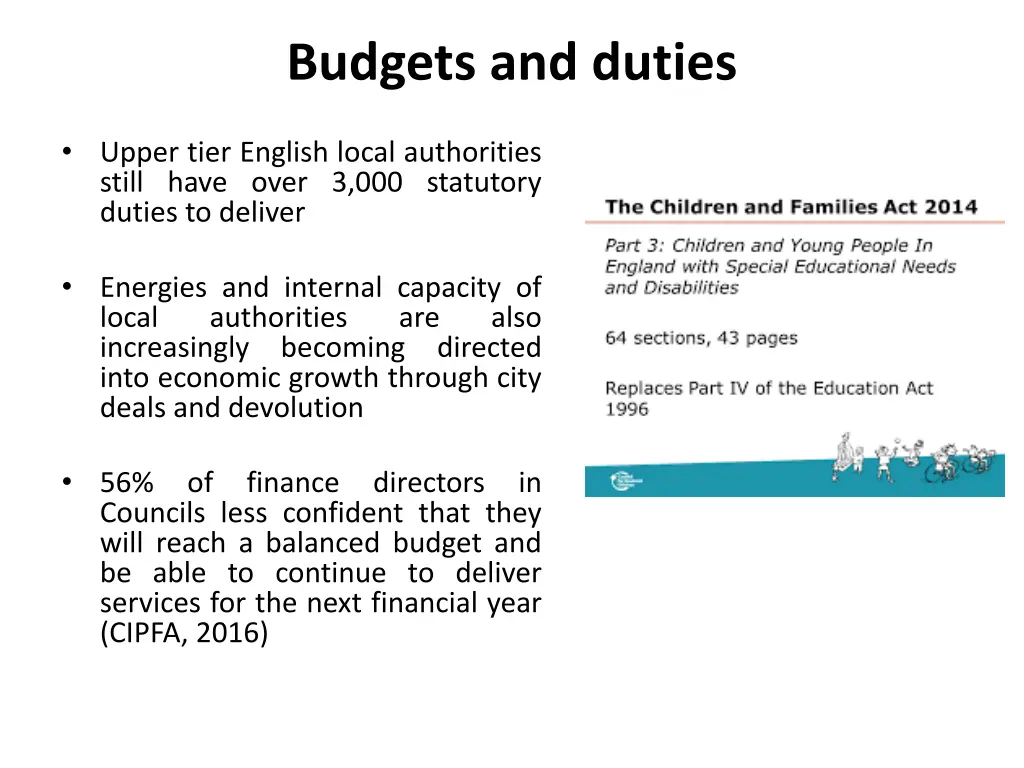 budgets and duties