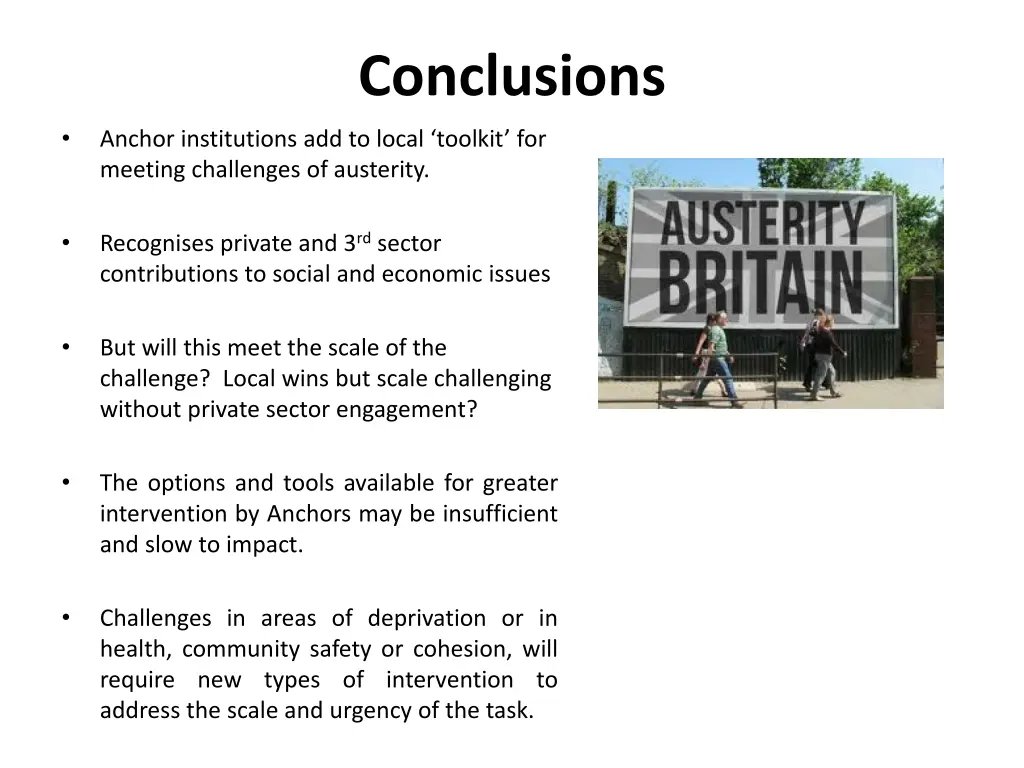 conclusions