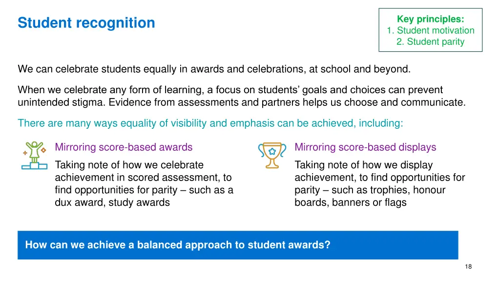 key principles 1 student motivation 2 student