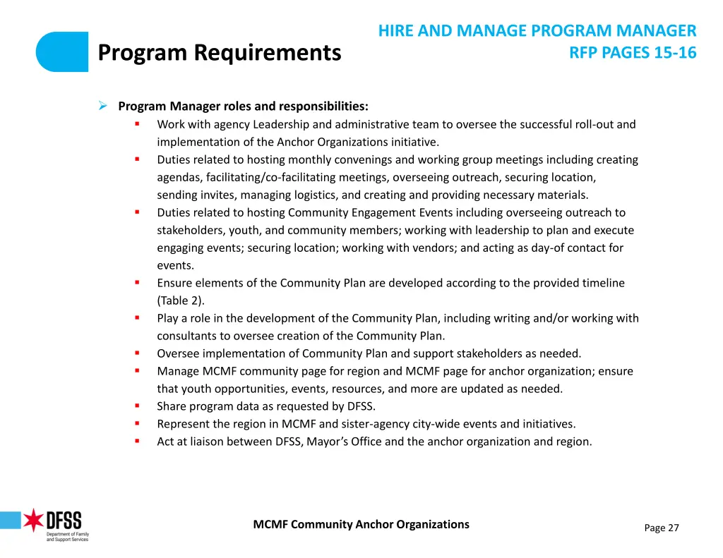 hire and manage program manager 2