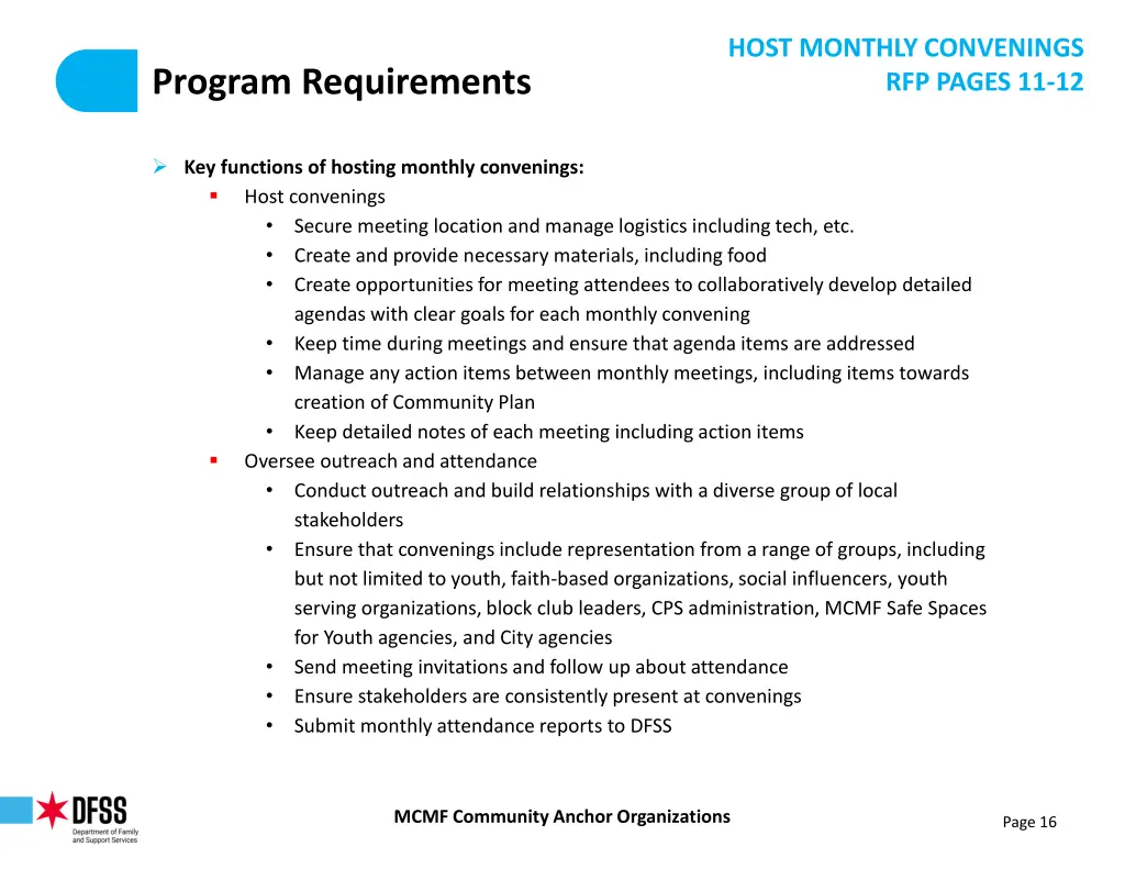 host monthly convenings rfp pages 11 12 1