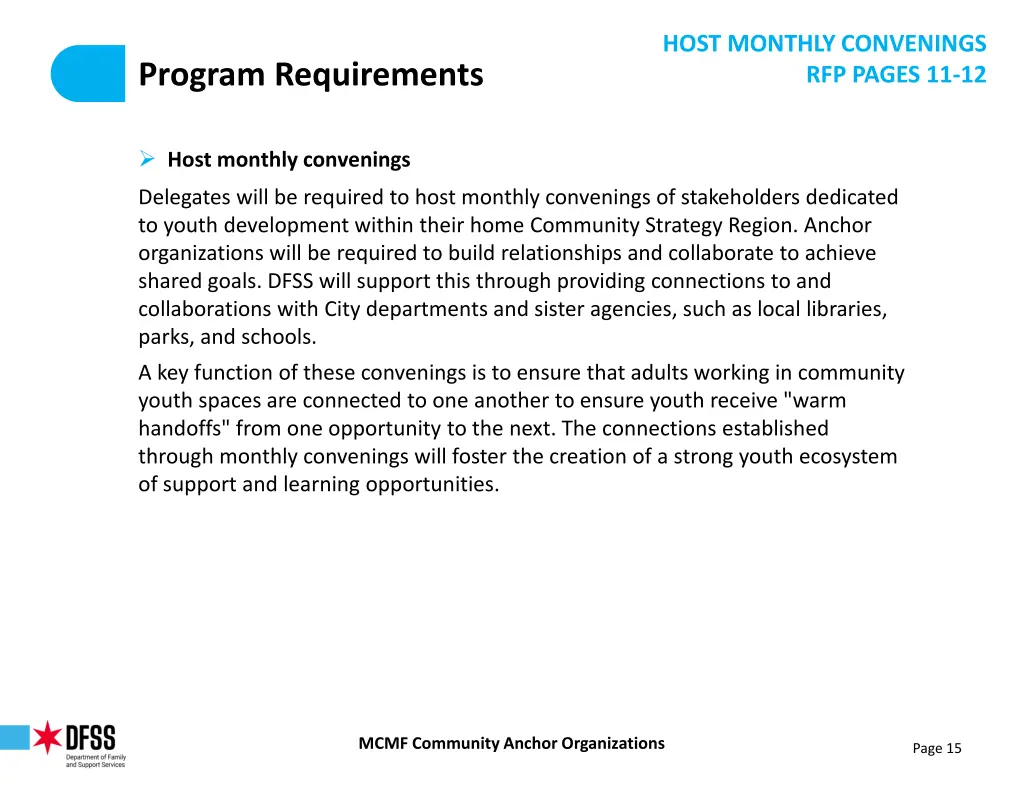 host monthly convenings rfp pages 11 12