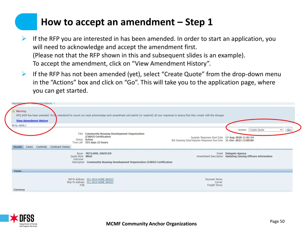 how to accept an amendment step 1