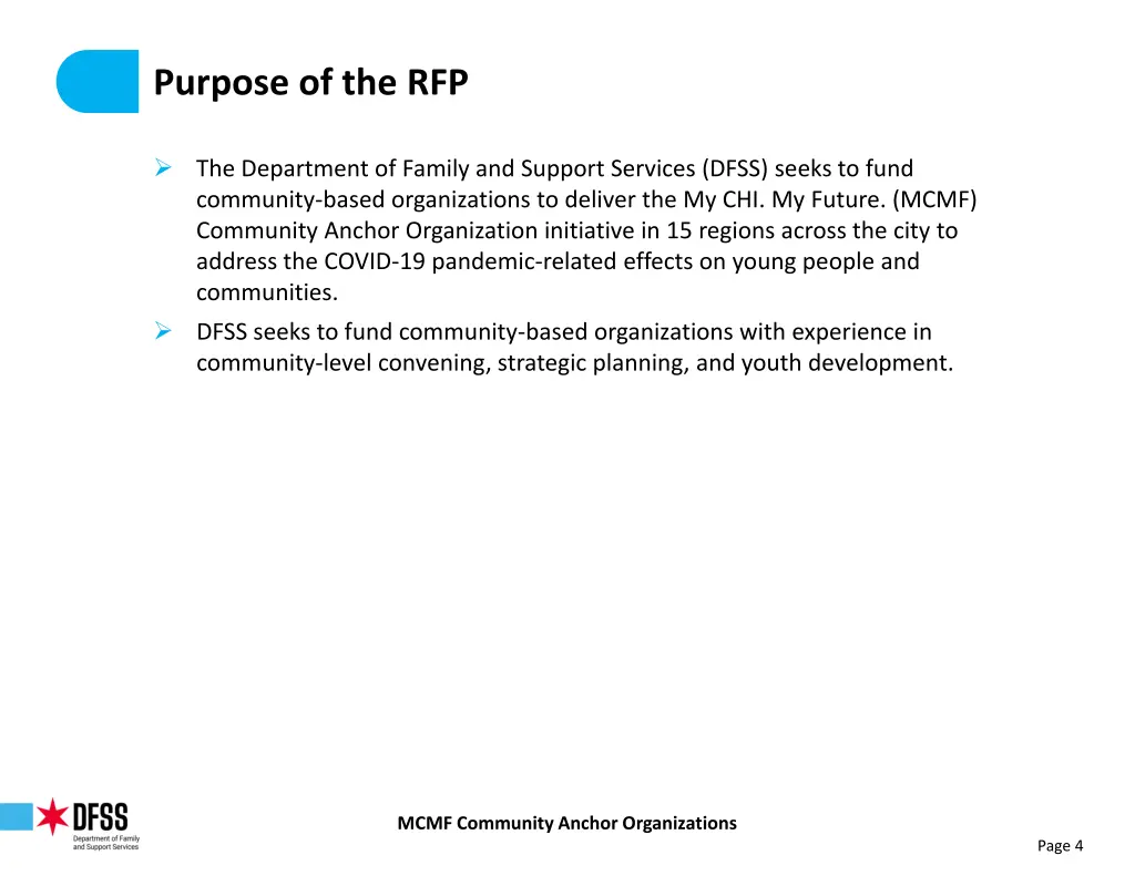 purpose of the rfp