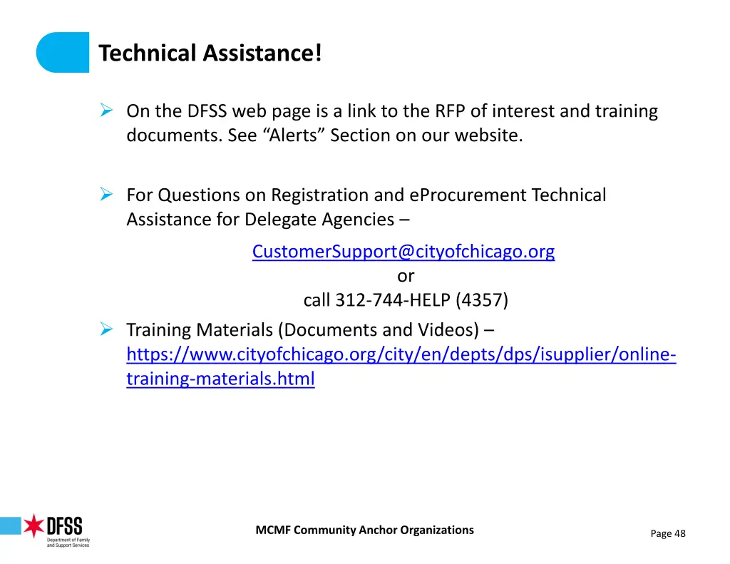 technical assistance