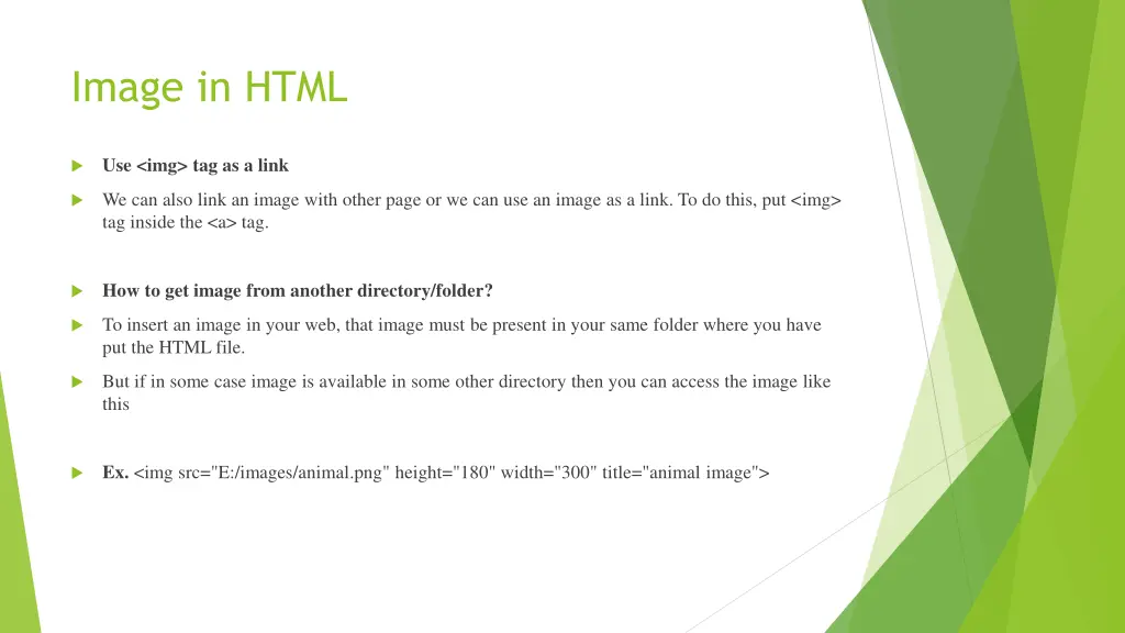 image in html 2