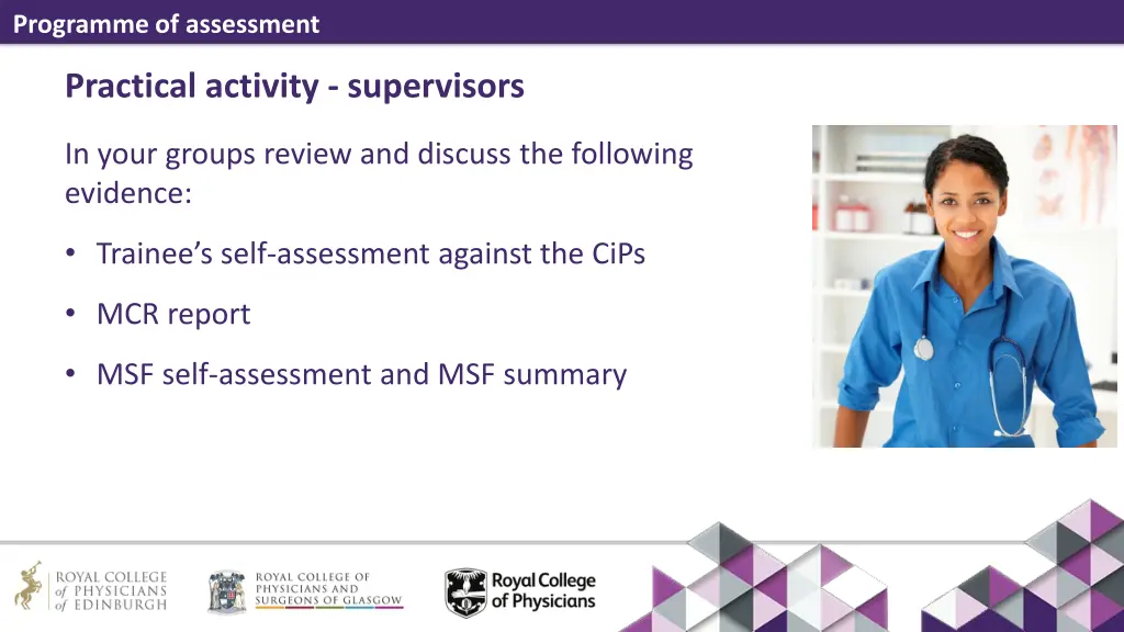 programme of assessment 15