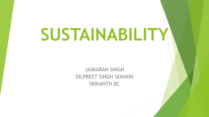 sustainability