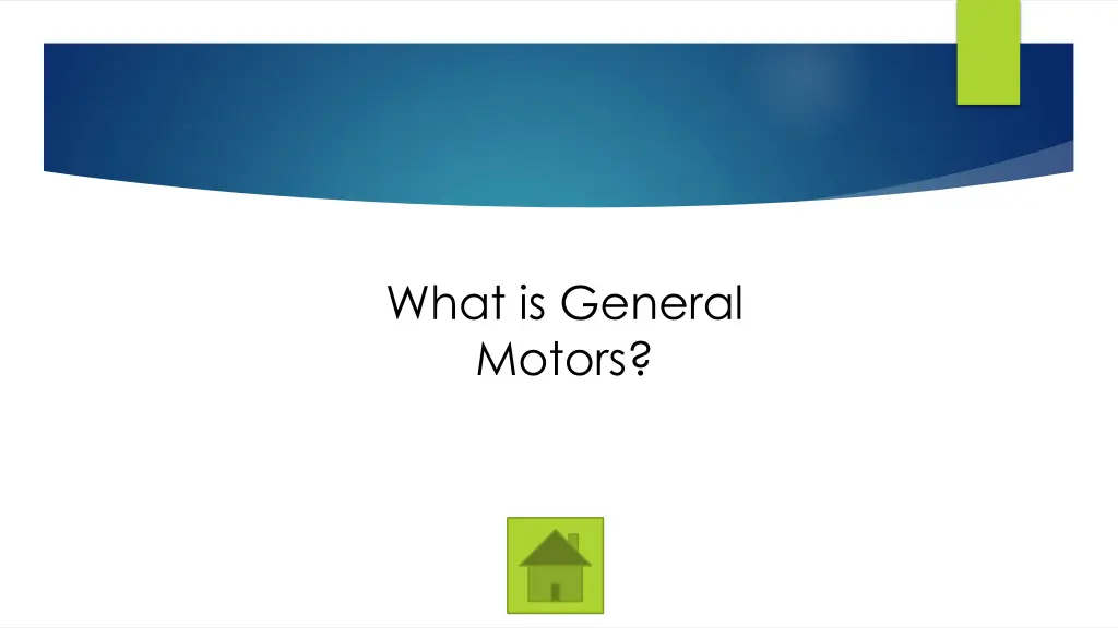 what is general motors