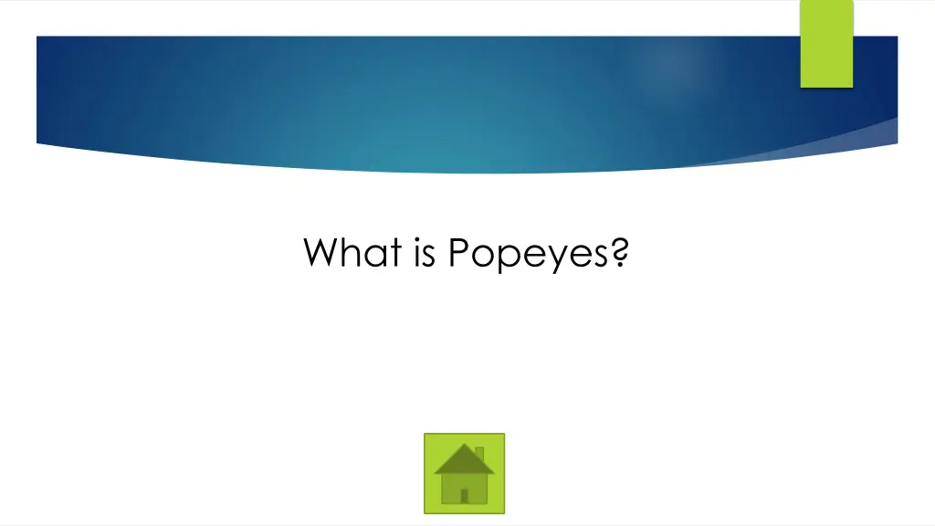 what is popeyes