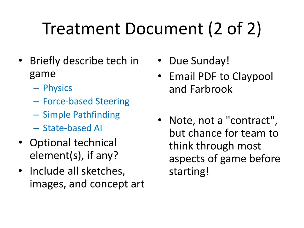 treatment document 2 of 2