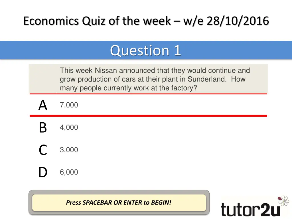 economics quiz of the week w e 28 10 2016 1