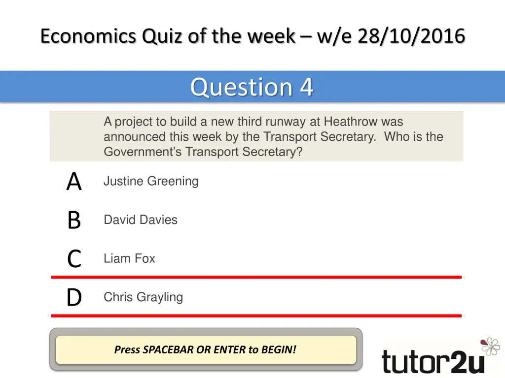 economics quiz of the week w e 28 10 2016 4