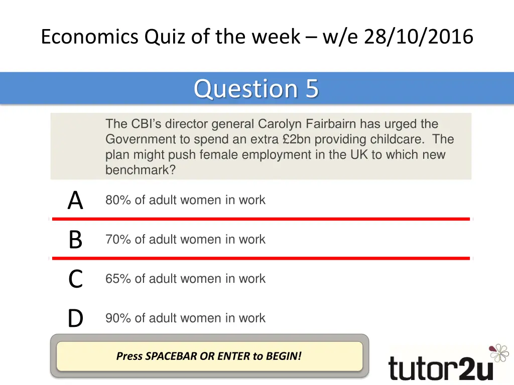 economics quiz of the week w e 28 10 2016 5