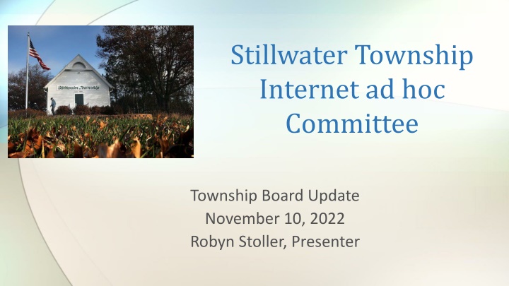 stillwater township internet ad hoc committee