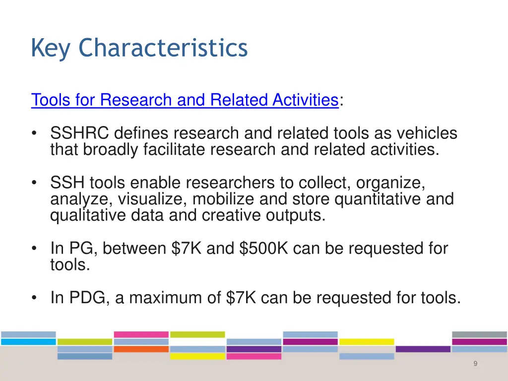 key characteristics 6