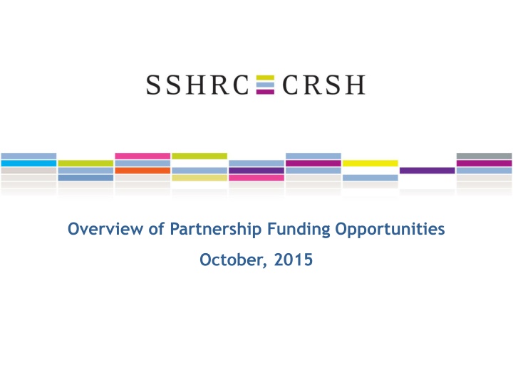 overview of partnership funding opportunities