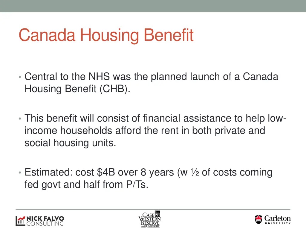 canada housing benefit