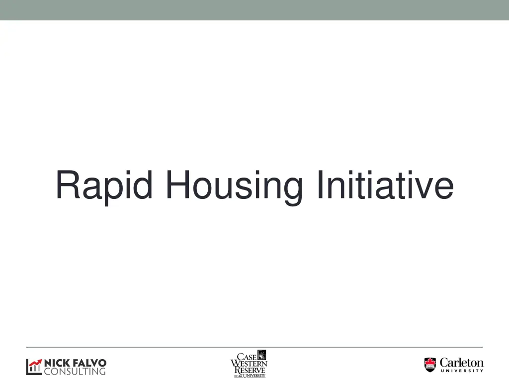 rapid housing initiative