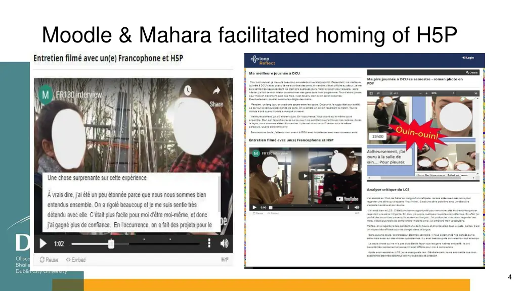 moodle mahara facilitated homing of h5p