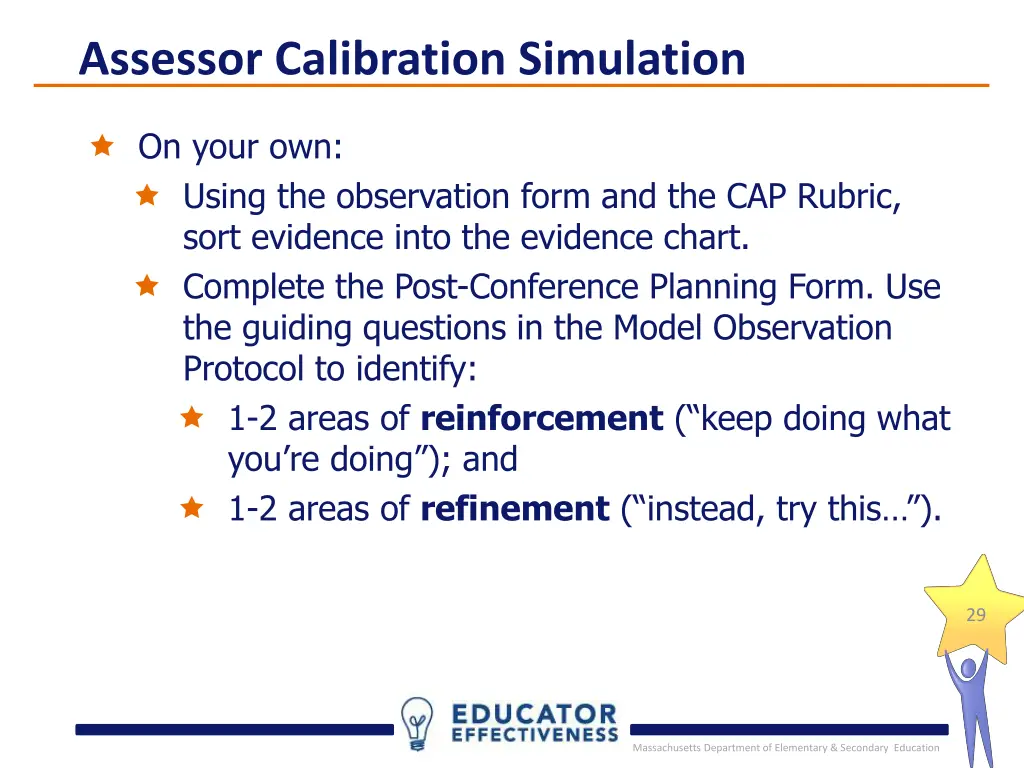 assessor calibration simulation 2