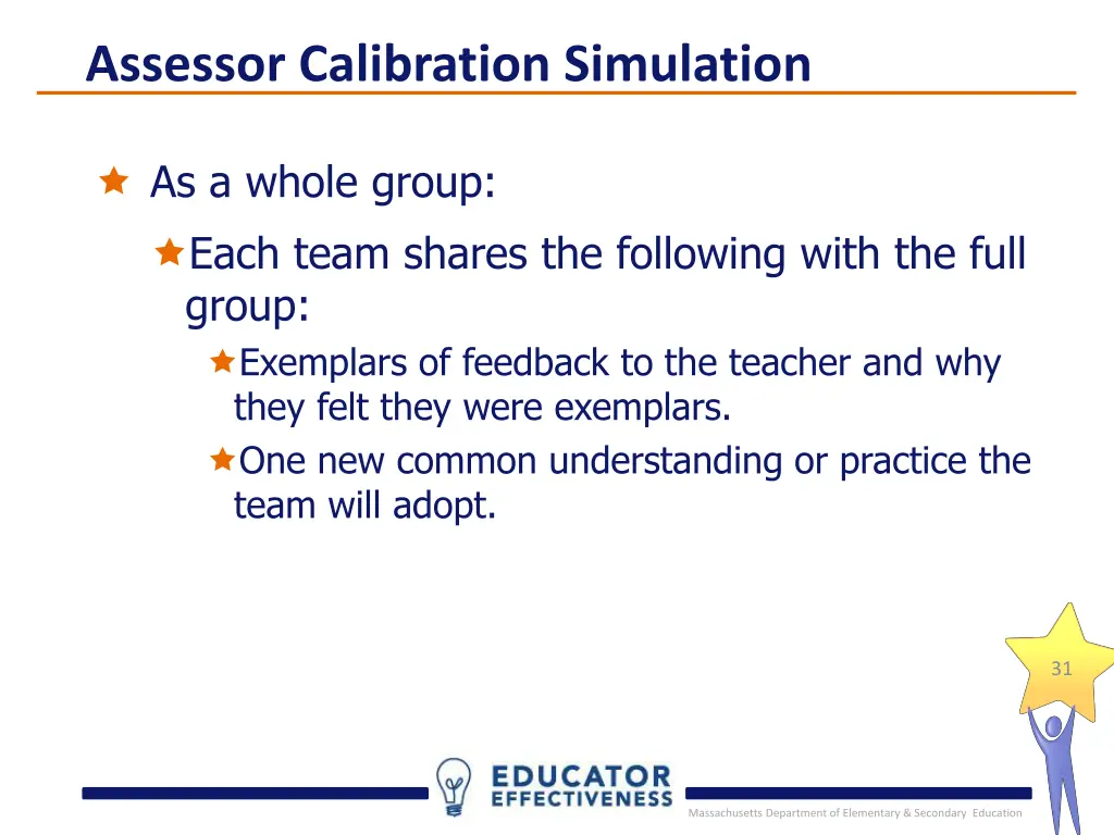 assessor calibration simulation 4