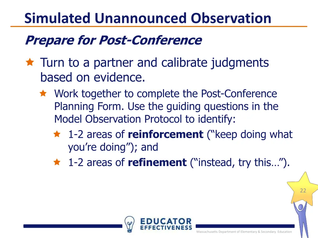 simulated unannounced observation 3