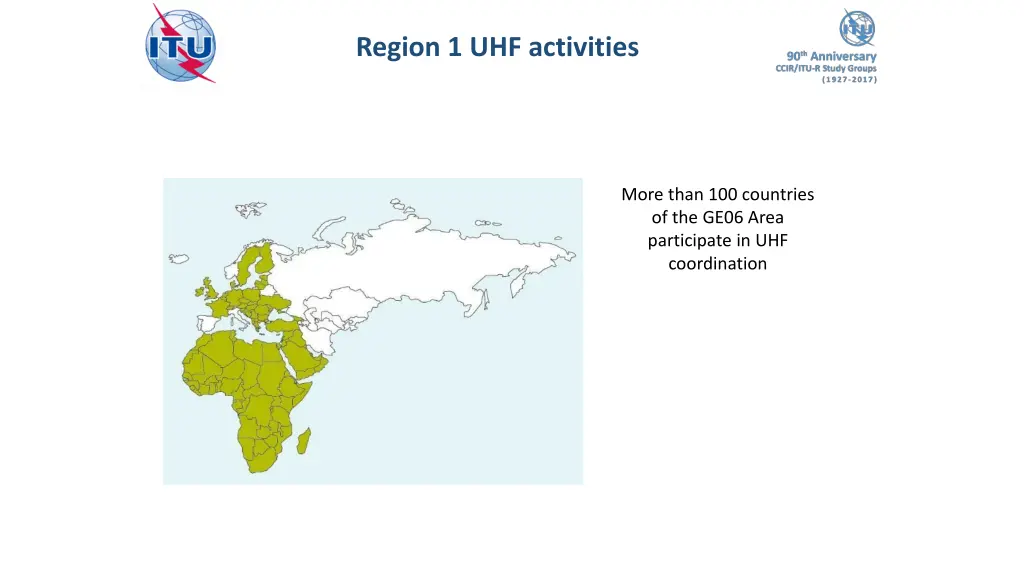 region 1 uhf activities