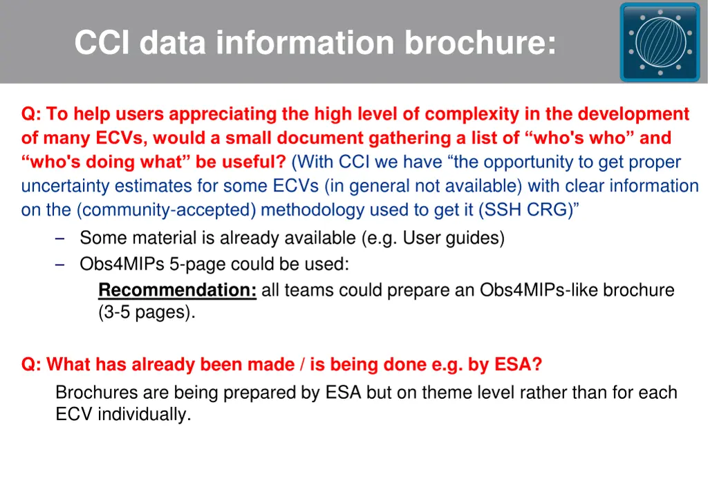 cci data information brochure